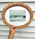 A Day at Sea Girt Beach Giclee print 5x7 – Framed